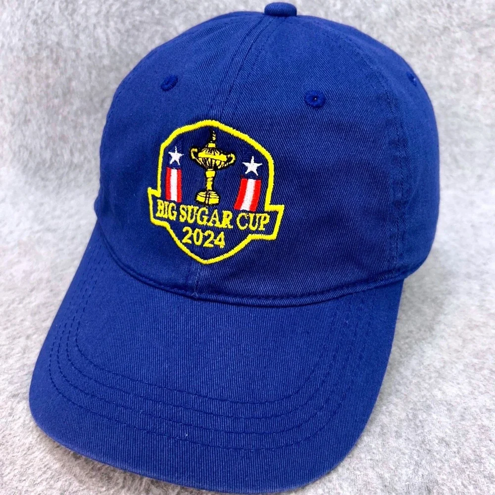Big Sugar Cup 2024 Mens Blue Outdoor Cap Adjustable Baseball Hat OSFM